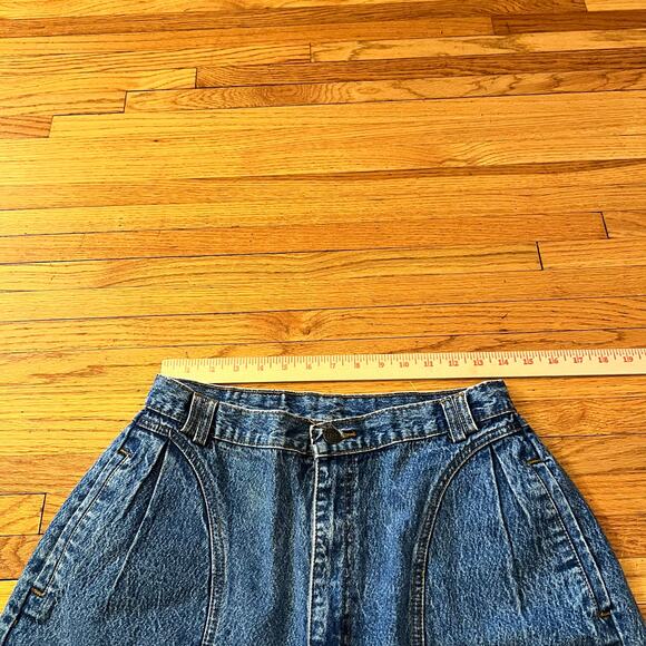 Vintage Y2k 90s Joey Fresco Denim Jean Shorts Womens 32 (meas 28) High Rise - Picture 7 of 11